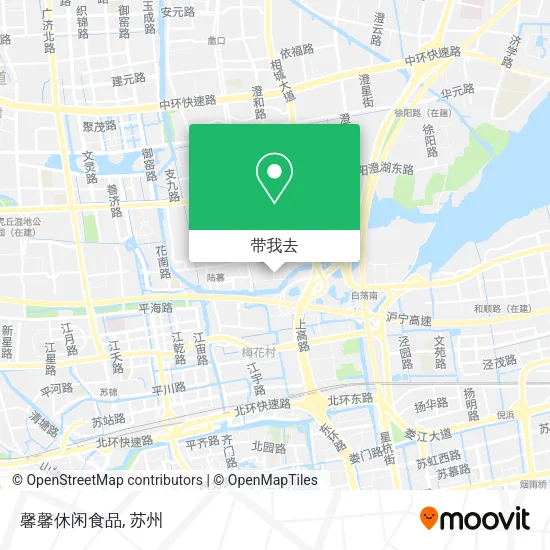 馨馨休闲食品地图