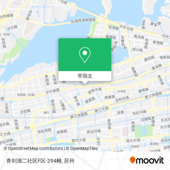 青剑湖二社区F区-294幢地图
