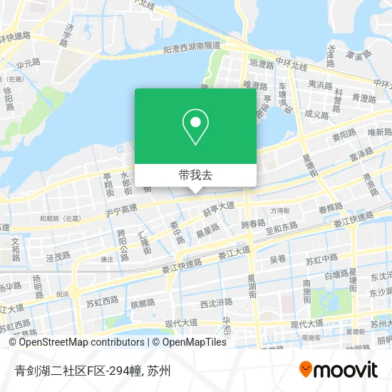 青剑湖二社区F区-294幢地图