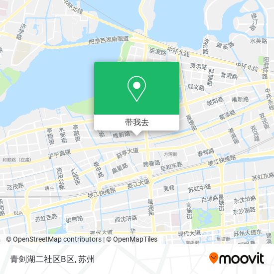 青剑湖二社区B区地图