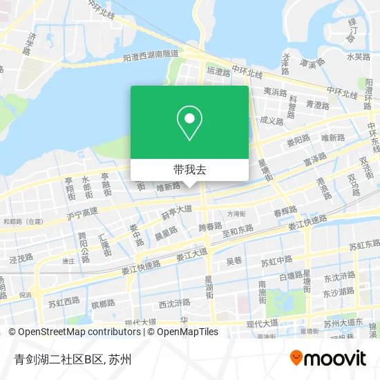 青剑湖二社区B区地图
