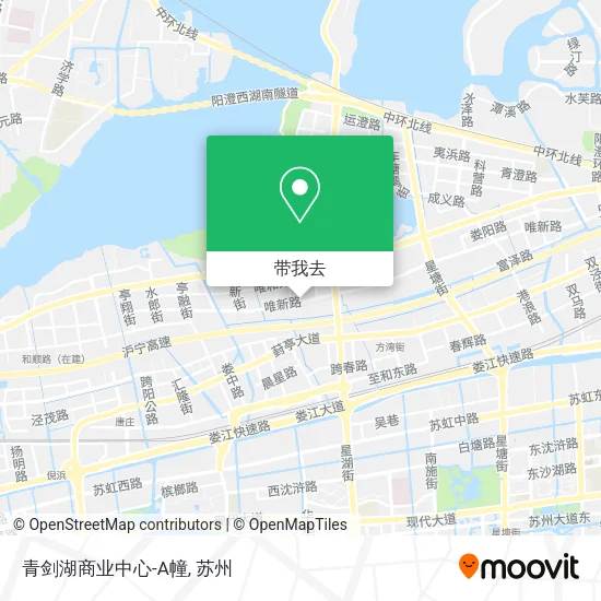 青剑湖商业中心-A幢地图