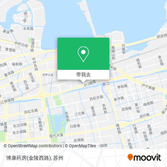 博康药房(金陵西路)地图