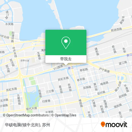 华硕电脑(镇中北街)地图