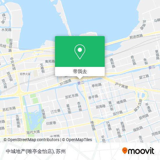 中城地产(唯亭金怡店)地图