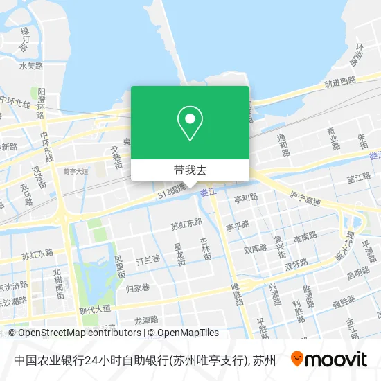 中国农业银行24小时自助银行(苏州唯亭支行)地图