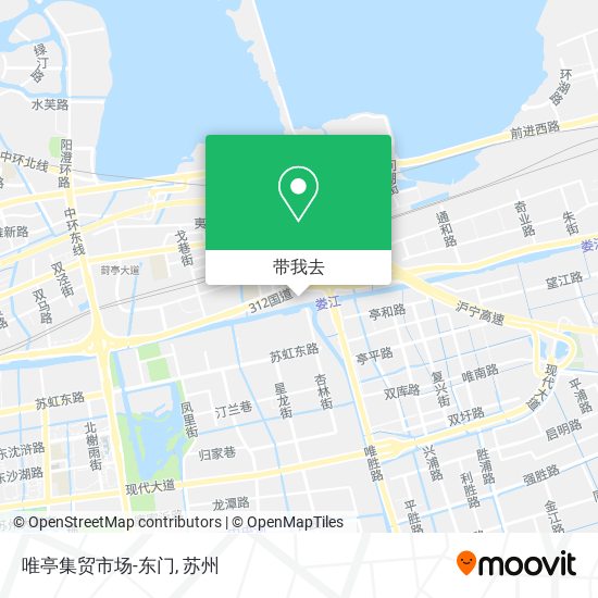 唯亭集贸市场-东门地图
