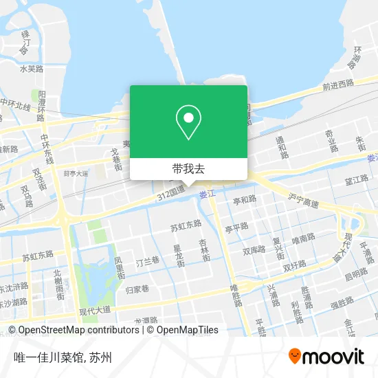 唯一佳川菜馆地图