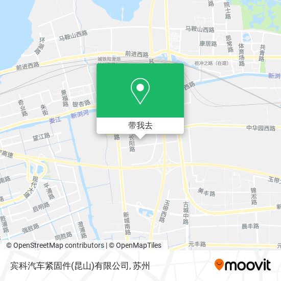 宾科汽车紧固件(昆山)有限公司地图