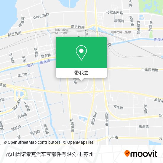 昆山因诺泰克汽车零部件有限公司地图