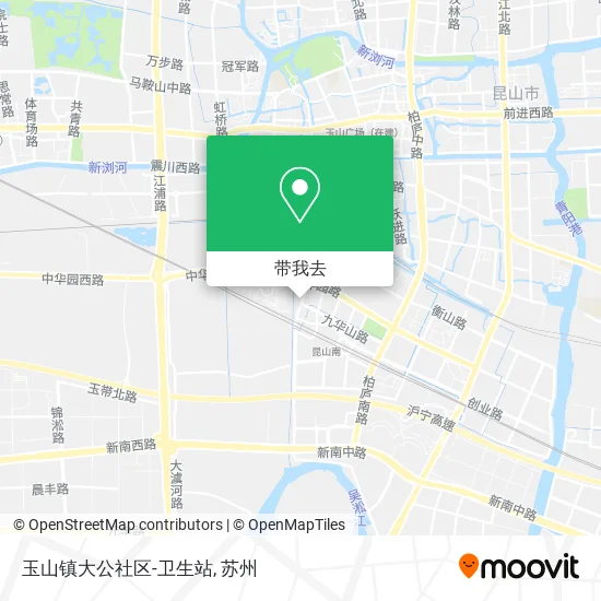 玉山镇大公社区-卫生站地图