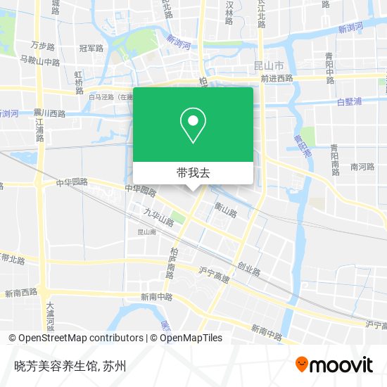 晓芳美容养生馆地图