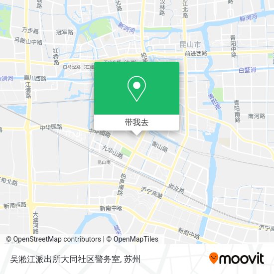 吴淞江派出所大同社区警务室地图