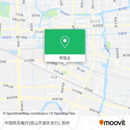 中国民生银行(昆山开发区支行)地图