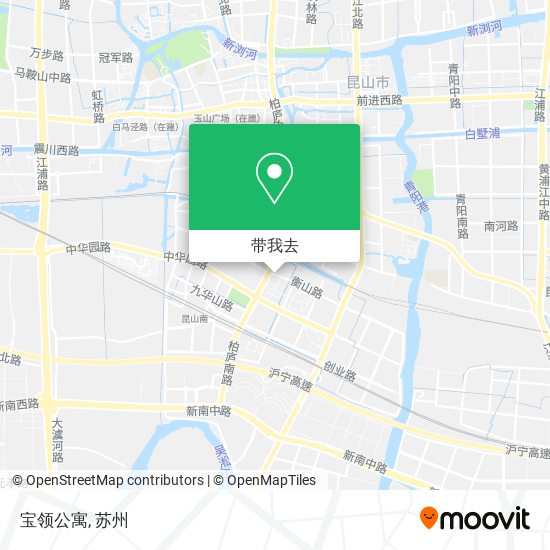 宝领公寓地图