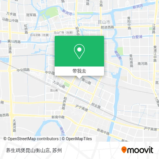 养生鸡煲昆山衡山店地图
