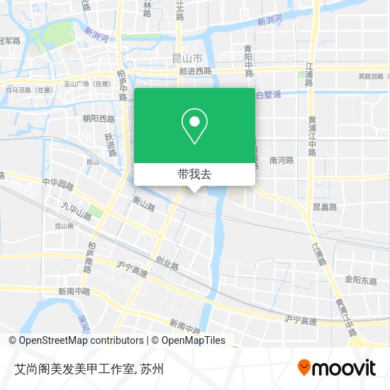 艾尚阁美发美甲工作室地图
