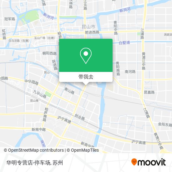 华明专营店-停车场地图
