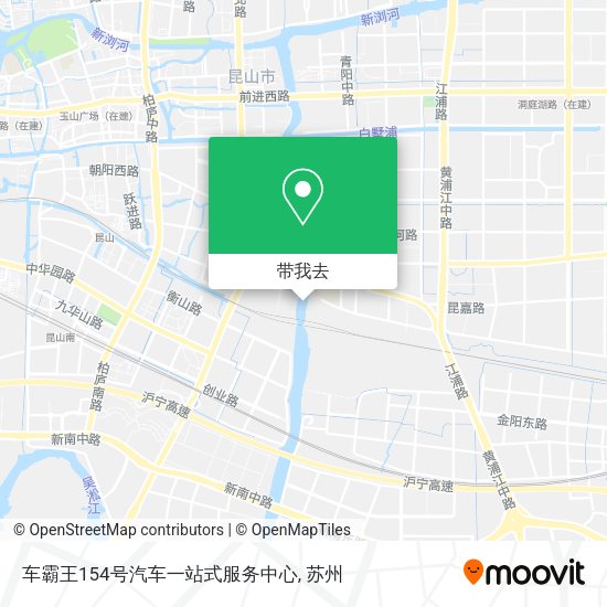 车霸王154号汽车一站式服务中心地图