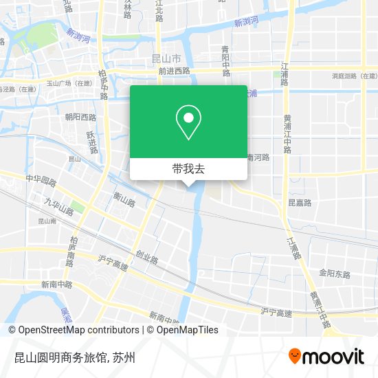 昆山圆明商务旅馆地图
