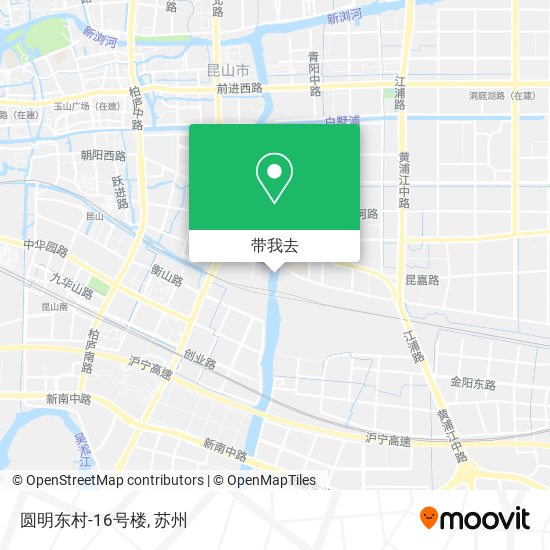 圆明东村-16号楼地图