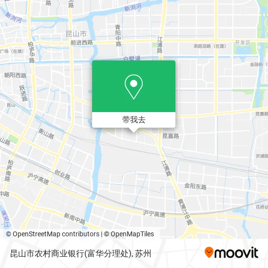 昆山市农村商业银行(富华分理处)地图