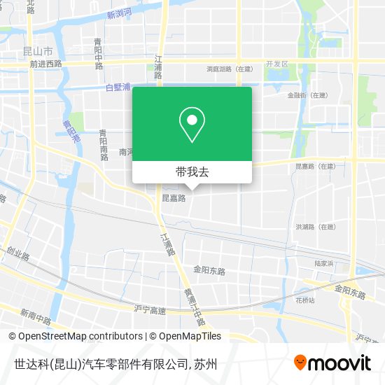 世达科(昆山)汽车零部件有限公司地图