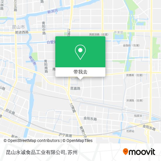 昆山永诚食品工业有限公司地图