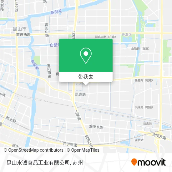 昆山永诚食品工业有限公司地图