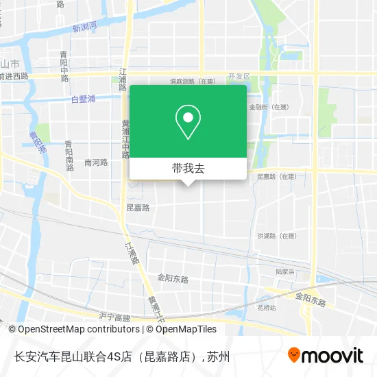 长安汽车昆山联合4S店（昆嘉路店）地图