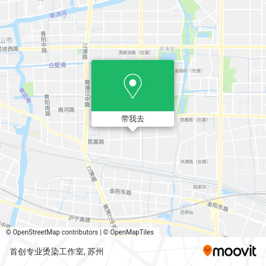 首创专业烫染工作室地图