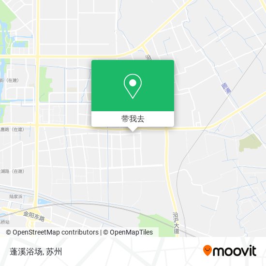 蓬溪浴场地图