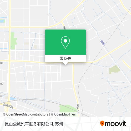 昆山鼎诚汽车服务有限公司地图