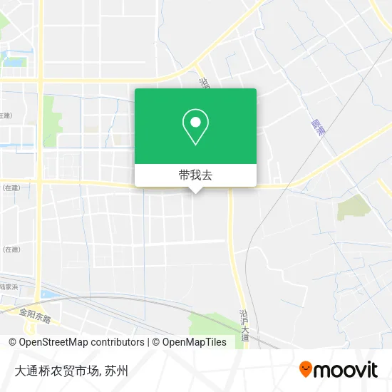 大通桥农贸市场地图