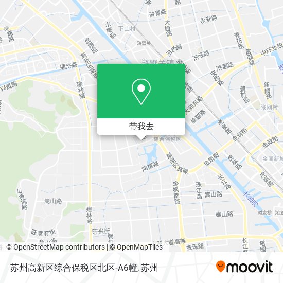 苏州高新区综合保税区北区-A6幢地图