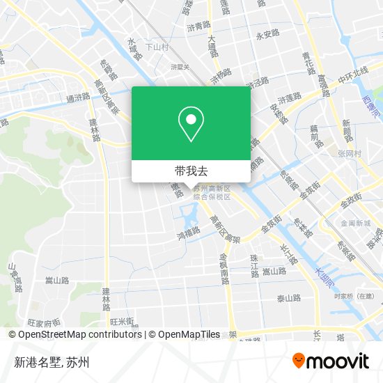 新港名墅地图