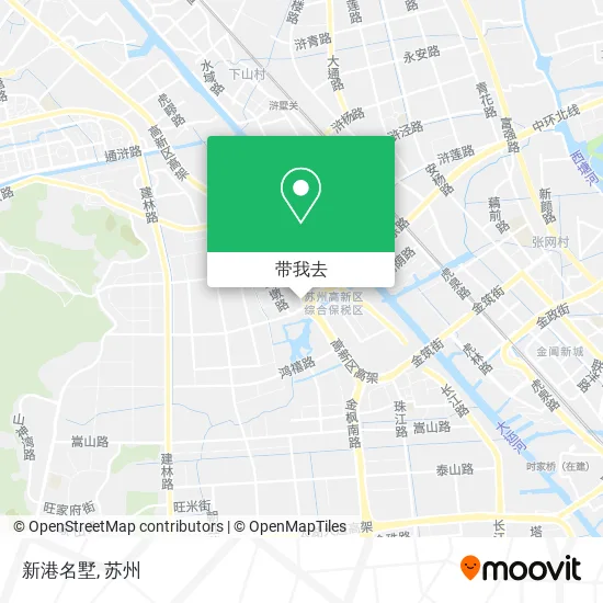 新港名墅地图
