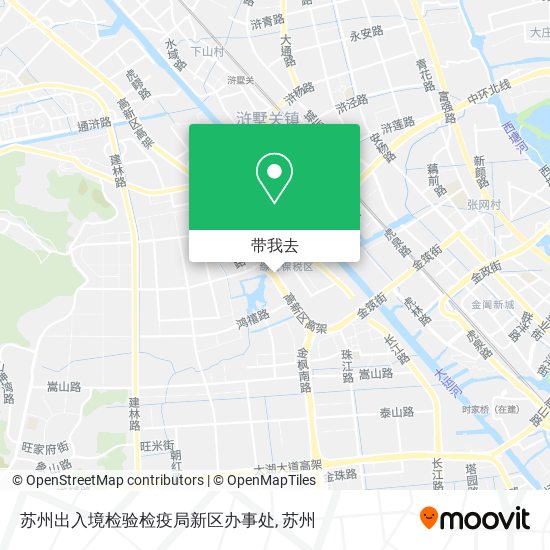 苏州出入境检验检疫局新区办事处地图
