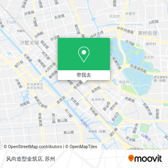 风尚造型金筑店地图