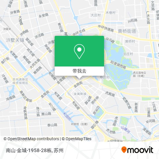 南山·金城-1958-28栋地图