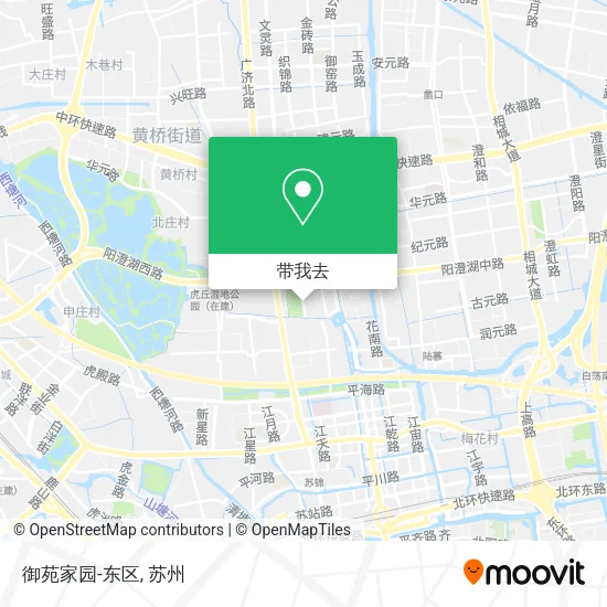 御苑家园-东区地图