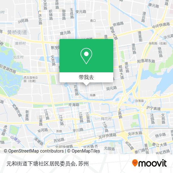元和街道下塘社区居民委员会地图