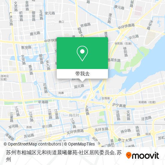 苏州市相城区元和街道晨曦馨苑-社区居民委员会地图