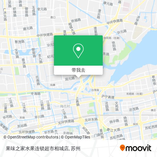 果味之家水果连锁超市相城店地图