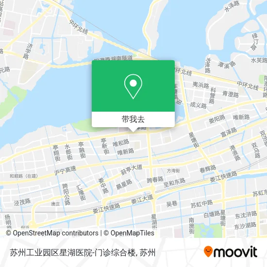 苏州工业园区星湖医院-门诊综合楼地图