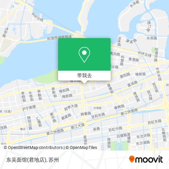 东吴面馆(君地店)地图