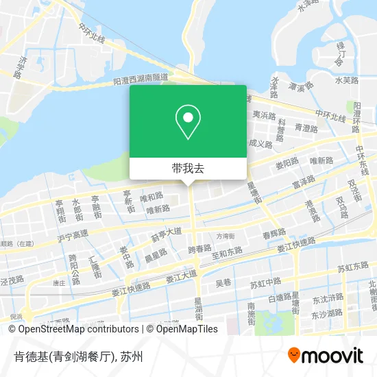 肯德基(青剑湖餐厅)地图