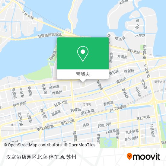 汉庭酒店园区北店-停车场地图