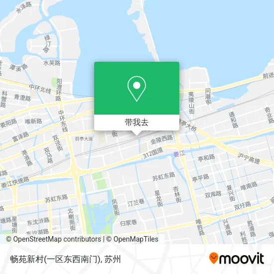 畅苑新村(一区东西南门)地图