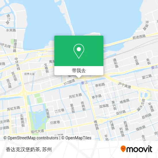 香达克汉堡奶茶地图